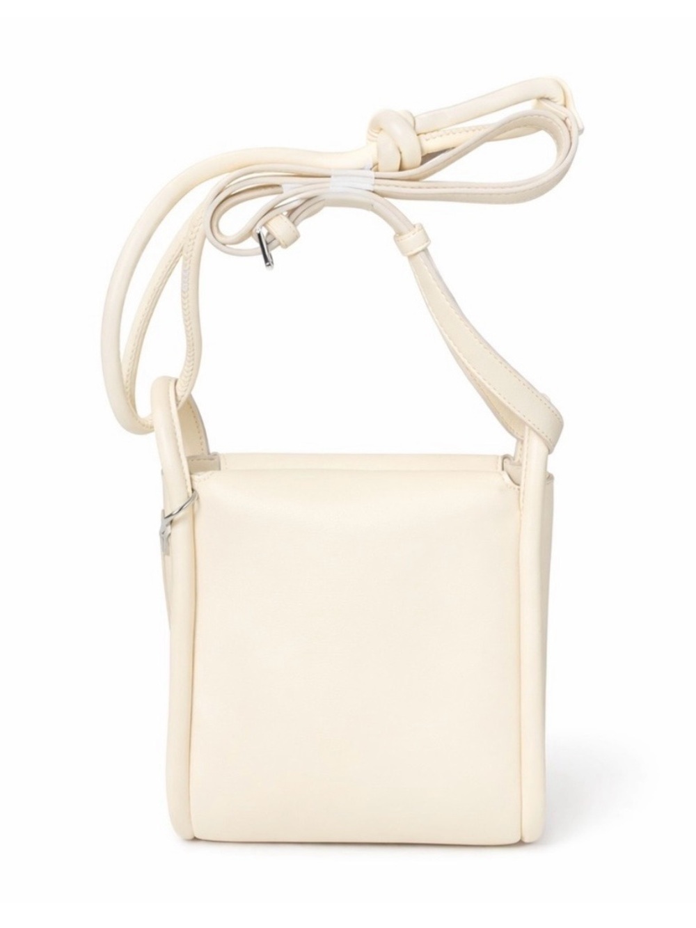a new day Cream Minimal Square Crossbody